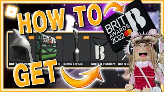 FREE Roblox Accessories HOW TO GET the BRITs Items [upl. by Bullivant]