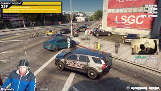 AMP Fanum Plays GTA RP Grizzley World State Trooper Fanum w PREGNANT Gabby ❤️👶 💝 Part 2 of 2 [upl. by Sanjiv]