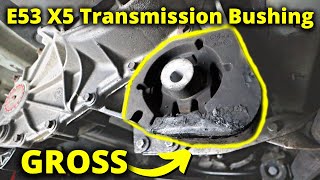 How to E53 X5 Transmission Bushing Replacement [upl. by Darach718]