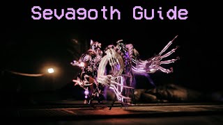 Seething Spectre Sevagoth and His Shadow warframe Sevagoth Guide [upl. by Nich]