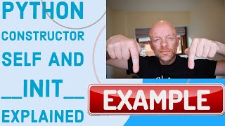 python constructor self and init explained  Video 4 [upl. by Jez18]