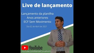 ECF  Sem Movimento Lançamento Planilha Anos Anteriores [upl. by Septima]