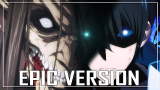 DARK ARIA ＜LV2＞ x Vogel Im Käfig  Solo Leveling x Attack on Titan  EPIC VERSION [upl. by Qidas]