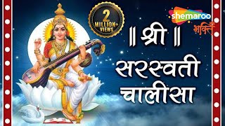 Shri Saraswati Chalisa with Lyrics  श्री सरस्वती चालीसा [upl. by Nainatrad]