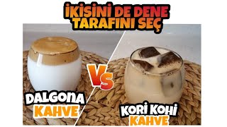 Kori Kohi ve Dalgona Kahve ☕ Aynı malzemelerle 2 farklı kahve ❗ [upl. by Ericksen]