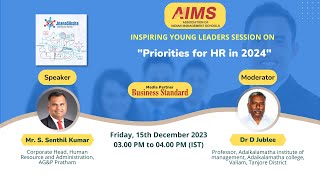 Inspiring Young Leaders Session on quotPriorities for HR in 2024quot [upl. by Niram]