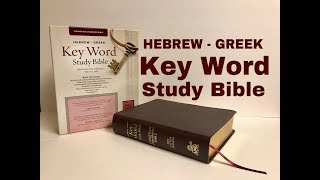 CSB Hebrew Greek Key Word Study Bible Review [upl. by Adnalue306]