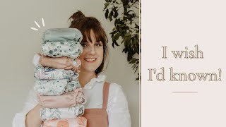 10 things I wish I knew when starting cloth nappies  cloth nappy tips for beginners [upl. by Nivram]