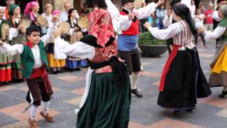 Asturian traditional folk dance  Áviles Asturias Spain [upl. by Erlond]