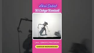 AKSI SABET KI CAHYO KUNTADI wayangkulit sanggarmadhangkara [upl. by Merriman]