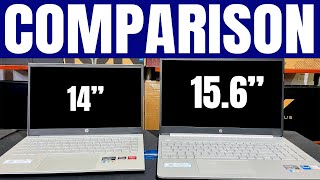 14 inch Laptop vs 156 inch Laptop in 2023 🔥🔥 Which size should you choose [upl. by Yetah392]