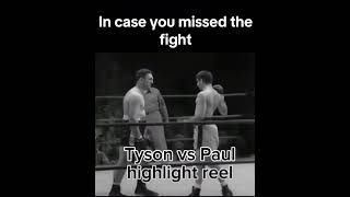 In case you missed the fight last night Mike Tyson vs Jake Paul Highlights boxing [upl. by Tabor]