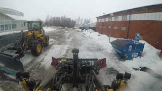 Siljum multiskopa med Volvo L35g och YPV Isrivare med Volvo L60h [upl. by Masuh]