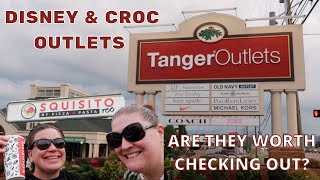 TANGER OUTLETS IN PIGEON FORGE DINNER AT SQUISITOS DISNEY AND CROC OUTLETS [upl. by Alehtse203]