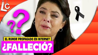 ¿Murió la actriz Victoria Ruffo El rumor propagado en Internet [upl. by Danielle]