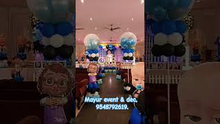 Bossbaby theme balloon decoration Dhampur UP Bijnor [upl. by Sension696]