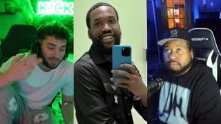 DJ Akademiks calls Adin Ross to speak on Ak amp Meek going back amp forth on Twitter Talks boxing [upl. by Aiuqenehs948]