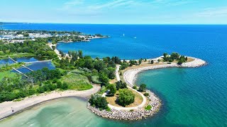 Torontos One of the Most Popular and Clean Beaches  Bluffers Park Beach [upl. by Jola143]