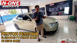 proton persona elegance pu front skirt r3 rear skirt [upl. by Auria]