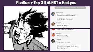 MiziSua  Top 3  Alien Stage x Haikyuu  Haikyuu Texts [upl. by Euqor]