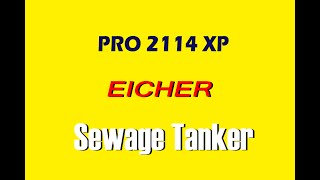 Eicher PR0 2114 XP CBC built with PTO Sewage tank [upl. by Collyer]