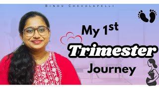 My 1st Trimester Journey Pregnancy Symptoms Important Scans in Pregnancy  Bindu Chevulapelli [upl. by Rodoeht]