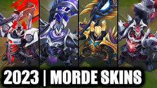 ALL MORDEKAISER SKINS SPOTLIGHT 2023  Old God Mordekaiser Newest Skin  League of Legends [upl. by Braden635]