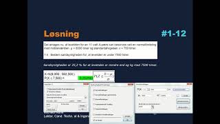 Normalfordeling sandsynlighed i en normalfordeling  Statistik med Michael René [upl. by Daggna]