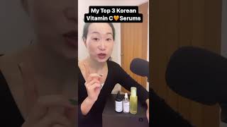 TOP 3 Korean Vitamin C Serums koreanskincare kbeauty vitamincserum antiaging skinbrightening [upl. by Viv]