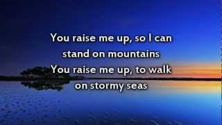 You Raise Me Up  Instrumental with lyrics [upl. by Adyam]