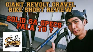 GIANT REVOLT GRAVEL BIKE SHORT REVIEW [upl. by Samaj]