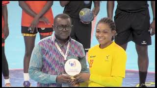 CAN DE HANDBALL  CAMEROUN VS OUGANDA [upl. by Nosnibor]