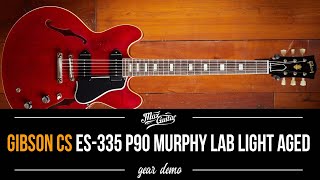 Gibson CS 64 ES335 Viking Red P90 Dogears Murphy Lab Light Aged [upl. by Filemon]