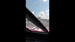 Alternate angle of Todd Gillilands close call nascar [upl. by Currie]