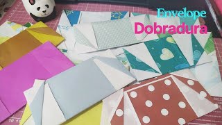 Como Fazer Envelope Origami Dobradura Fácil [upl. by Mayer]