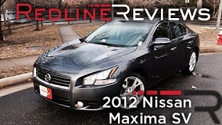 2012 Nissan Maxima SV Review Walkaround Exhaust amp Test Drive [upl. by Rubina]