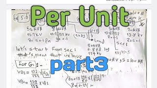 Per Unit  part 3  Power System analysis  Power 2 [upl. by Arihsak]