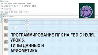 Программирование ПЛК на FBD с нуля Урок 5 Типы данных и арифметика [upl. by Mathew]