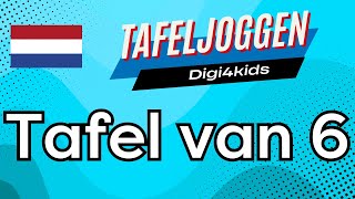 Tafeljoggen  De tafel van 6 [upl. by Selfridge]