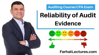 Reliability of Audit Evidence CPA Exam Auditing Course [upl. by Yasu]