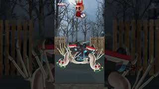 labubu hantu melawan thomas spider shorts upinipin [upl. by Prussian]