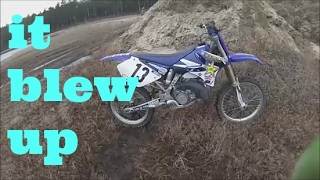 yz125 blows up [upl. by Svetlana]