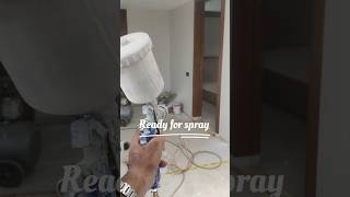 PU paint process interiorpaint home construction interior painting [upl. by Derdle]