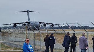 Airshow at ChCh Airport Easter Sunday [upl. by Deyes]