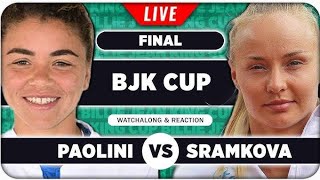 Rebecca Sramkova vs Jasmine Paolini Live stream [upl. by Adyl]