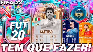 FIFA 23  💥 DME FUT 20 É OBRIGATÓRIO  DME GATTUSO CARTAS GRÁTIS E MAIS  LINKER [upl. by Enirod]