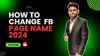 2024 FB Page Name Changing Method [upl. by Salakcin]