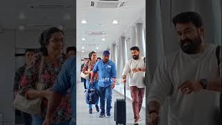 Mohanlal at Cochin Airport trendingshorts mohanlal [upl. by Krystin]