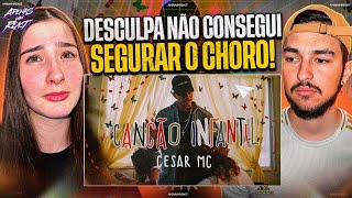 Apenas um react  Cesar MC  Canção Infantil  PineappleStormTV [upl. by Oberg]