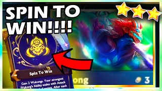 SPIN TO WIN  Wukong Pivot for Top 4 playing Hunters  TFT SET 12 [upl. by Dewain]